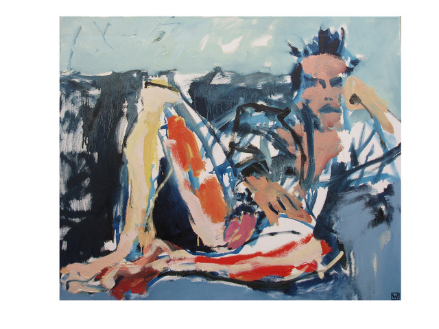 „Adam”, olej na płótnie, 54 x 65