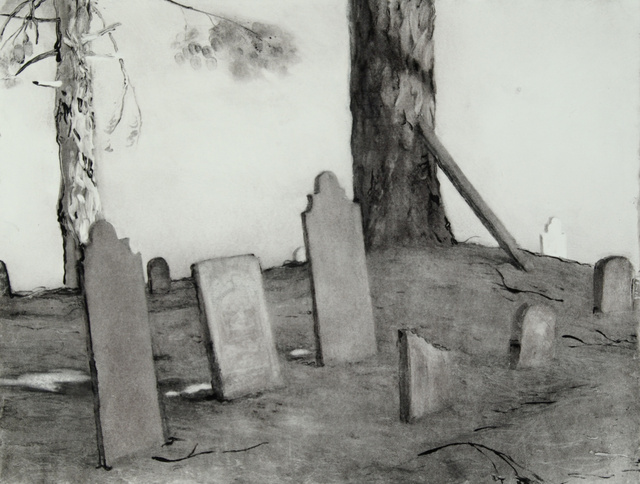 Quaker Cemetery, 21 x 25"