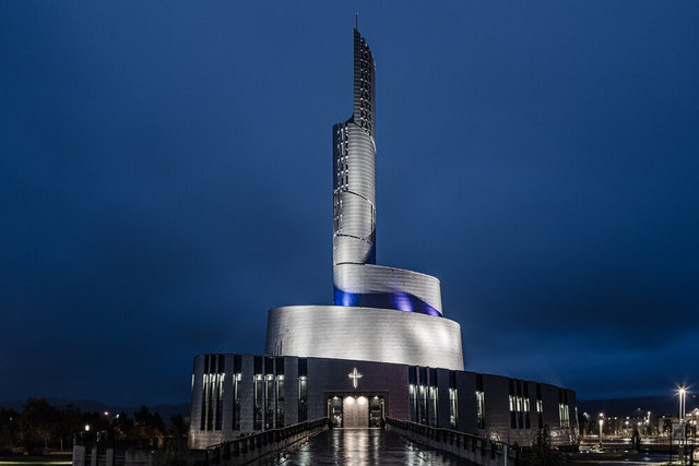 Nordlichtkathedrale, Alta, Norwegen