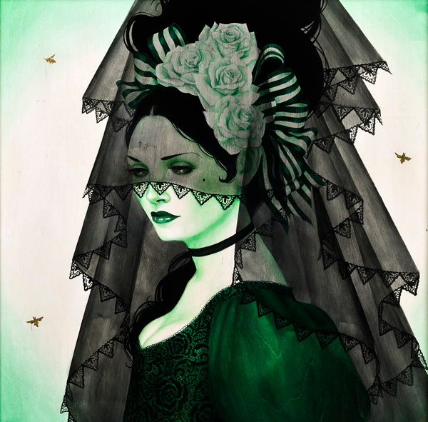 Green Mantilla 24"x24" / 2011
