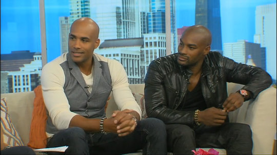 Actors Tyson Beckford and Boris Kodjoe "Addicted" Press Tour