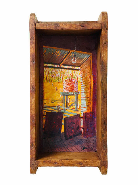 Once-Upon-a-Shearing-Shed,-2025,acrylic-on-wood,34cmH-x-17cmW-x-10cmD.jpg