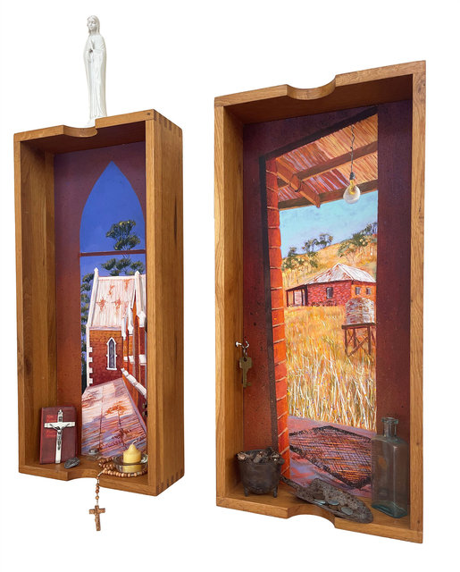 L,-St-Gertrudes,-New-Norcia,-R,-Once-upon-a-Winery,-Toodjay,-2025_-mixed-media-inside-wood-drawers_-66cmH-x-30cmW-each.jpg