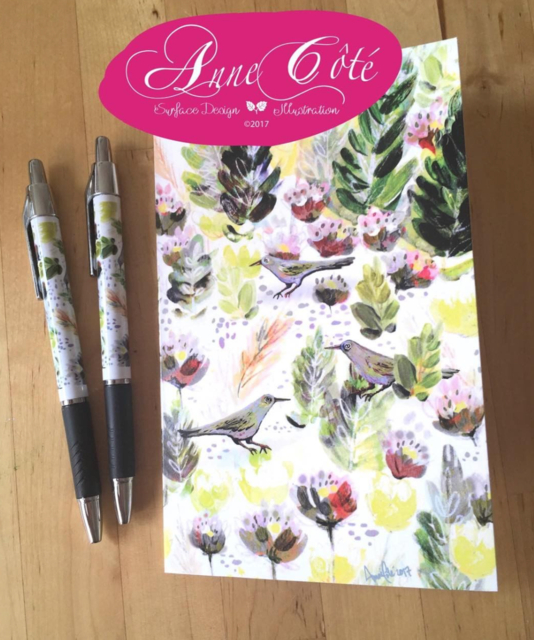 Pens and greeting cards for ACOTECREATION