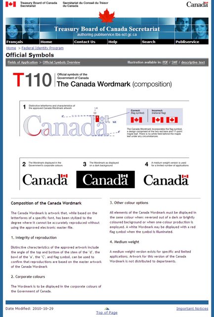 Federal Identity Program technical specifications