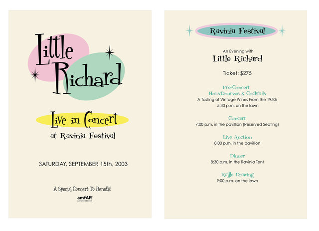 Ravinia Festival Benefit Concert Brochure