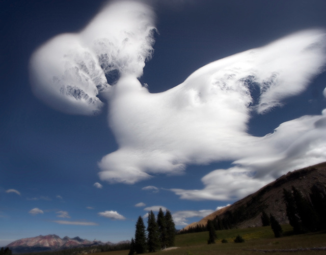 Cloud over Wilson Mountain Range