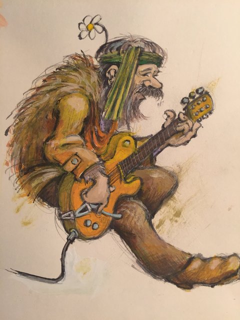 Costume design Guitarristo