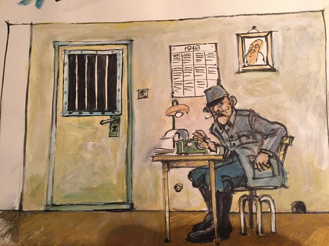 Costume design police officer 1905