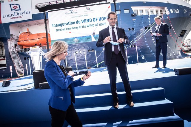 Innauguration à Saint Nazaire, REA