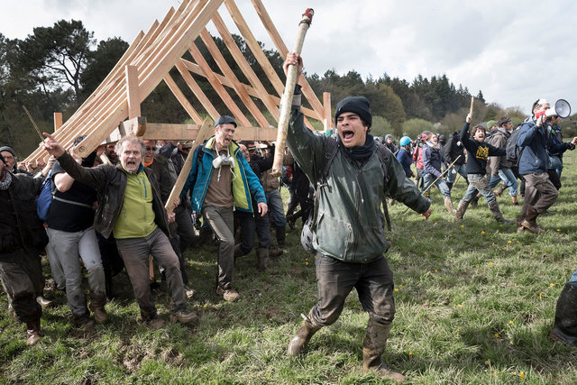 Lutte contre le projet d'aéroport NDDL
