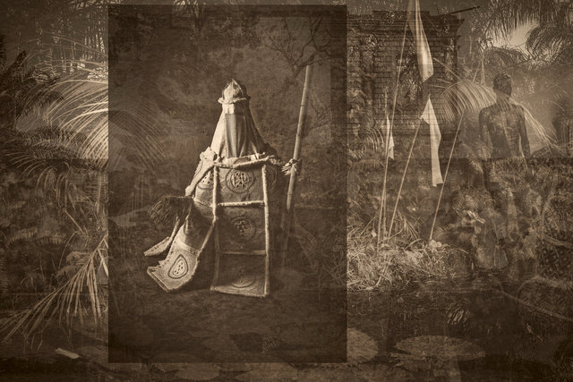 Le chien qui boit le thé