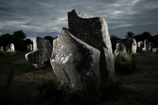Mégalhites, alignements de Kerzérho