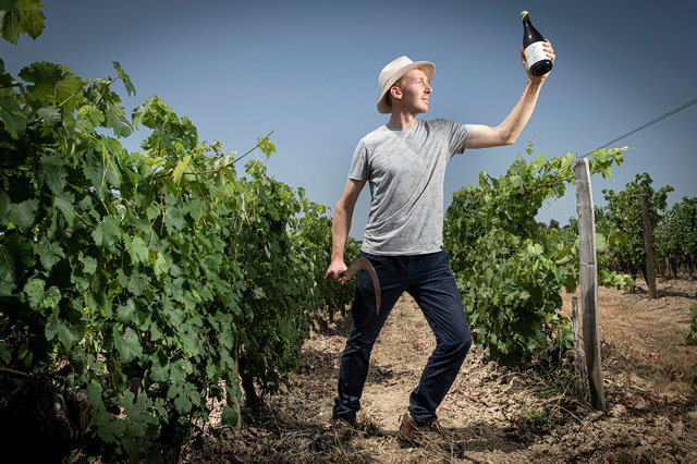 Vins, Domaine Pierre Menard en Anjou pour Le Point