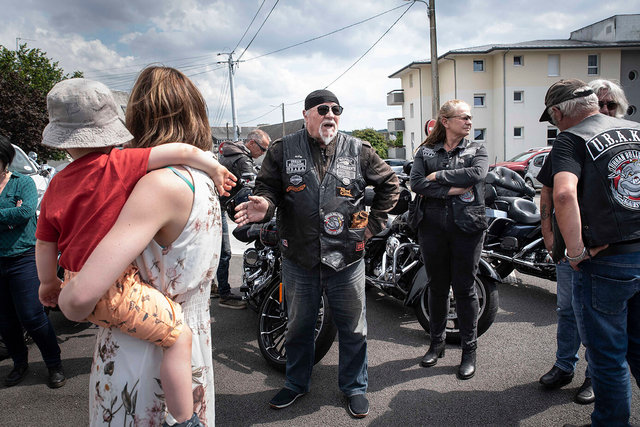 Bikers contre le harcélement scolaire pour Le Point