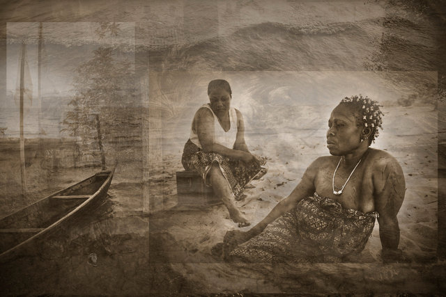 Le chien qui boit le thé