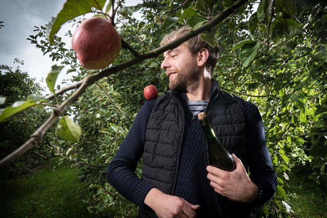 Simon Lemarié, producteur de cidre, pour Le Point