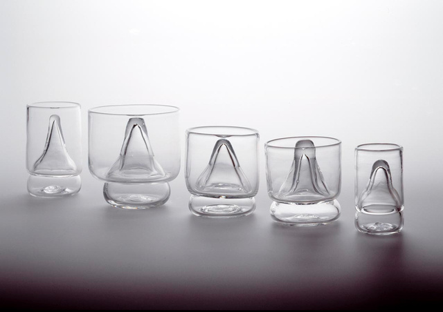 Five Cocktail Glasses