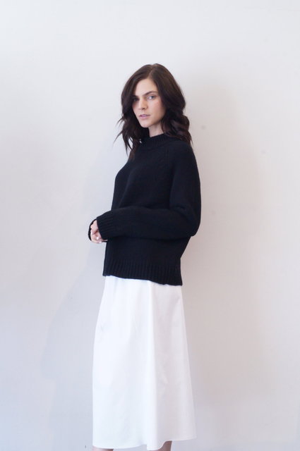 sephin top in black cashmere 1590.00