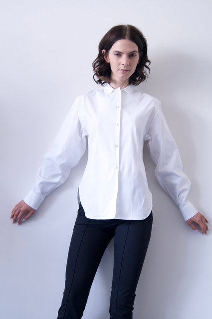 olaf shirt in white cotton 750.00