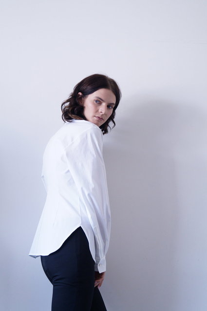 olaf shirt in white cotton 750.00