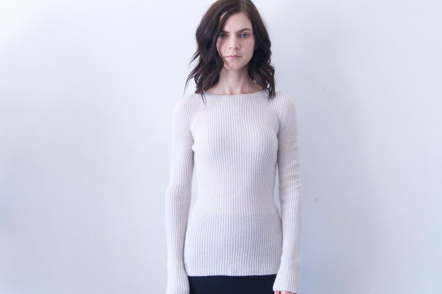 blanca top in barley cashmere   990.00