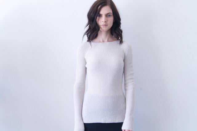 blanca top in barley cashmere 990.00