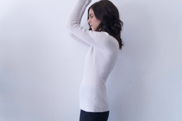 blanca top in barley cashmere 990.00
