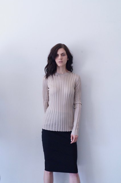 ninett top in light beige 950.00