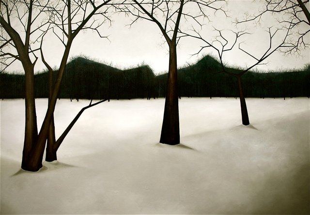 Bare, 2011, oil on canvas, 71 x 101"