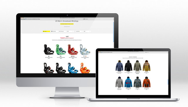 Product photography for Burton Snowboards website