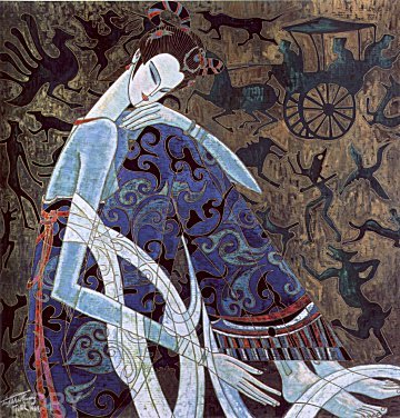 Contemporary Chinese Yunnan Artist Ting Shao Kuang