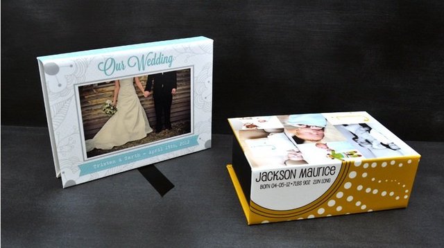 Custom photo box