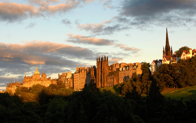 De oude stad in Edinburgh, Scotland