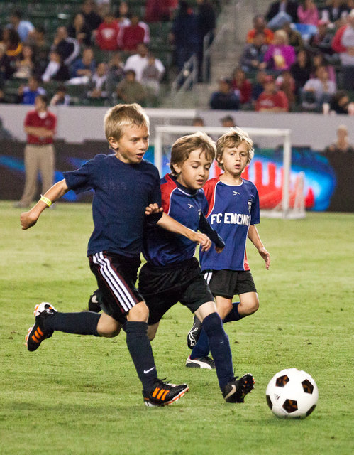 Brazil Stars vs FC Encino All Stars<br>6/16/2012 U8B Halftime Game<br>at Chivas vs Real Salt Lake