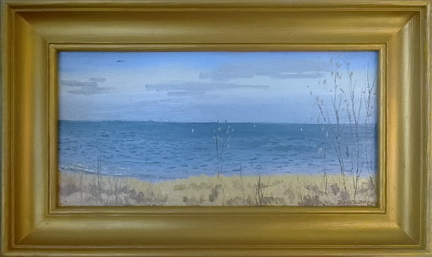 Bałtyk Gdańsk 20x40 olej płotno 2015