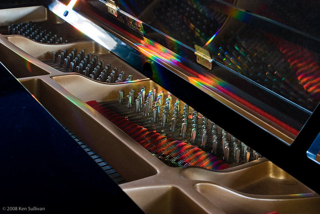 Piano in Sunlight