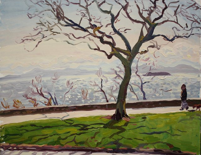 Dog Walker 22 x 28"
