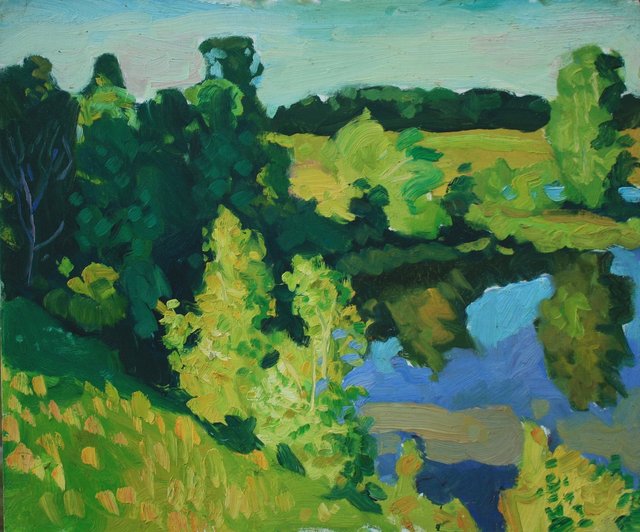 Illinois Gravel Pit 20 x 24"