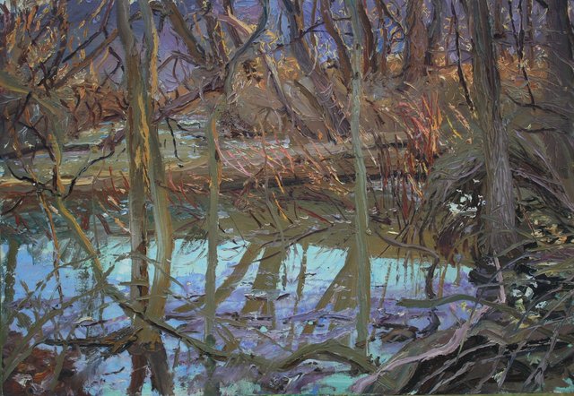 Ithaca Swamp 18 x 24"