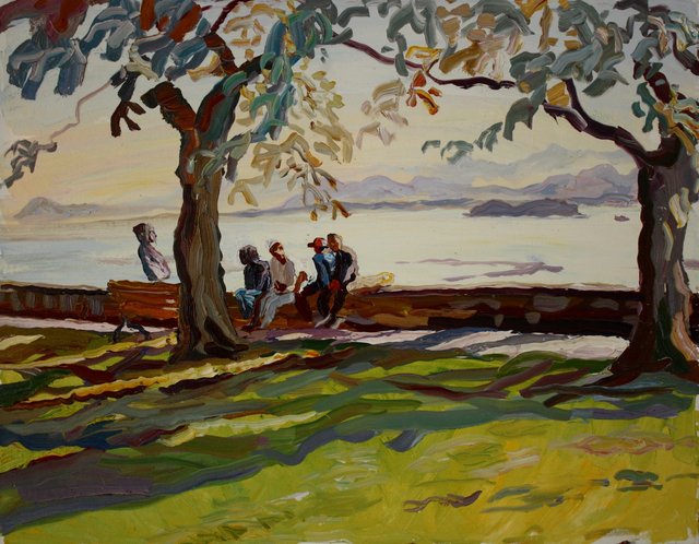 Hang Out at the Park 22 x 28"