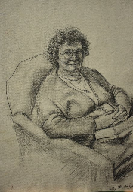 Kythe's Mom     20 x 16"