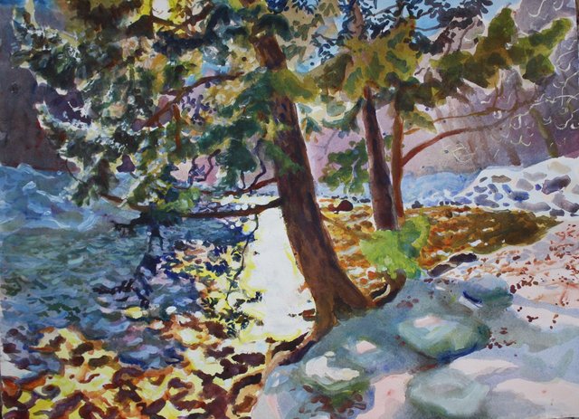 Hemlock, 22 x 30"