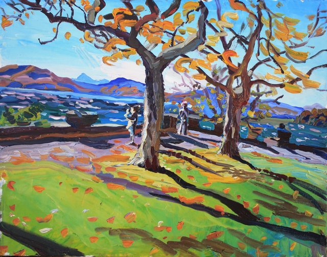 Bright Blowy Day 22 x 28"