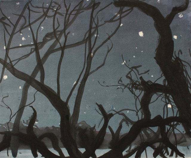 Winter Night 10 x 13"