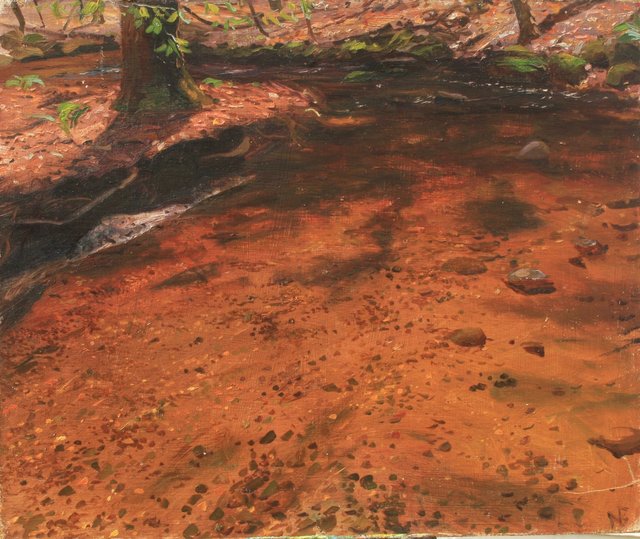 Creekbed- Peekskill, NY 24 x 28"