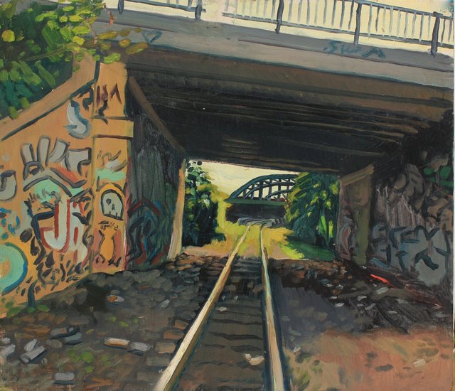 Boston Overpass 20 x 24"