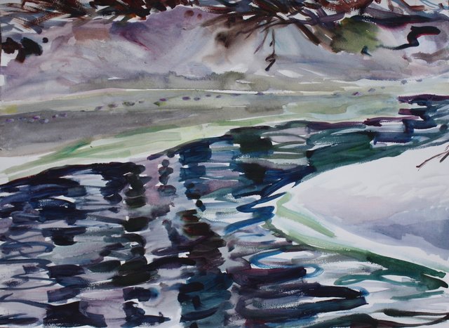 Open River, 22 x 30"
