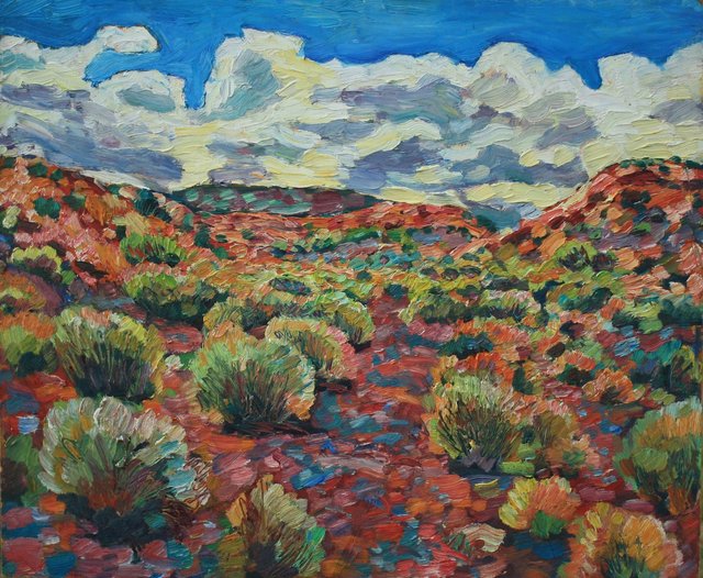 Red Arroyo 20 x 24"