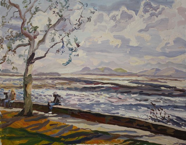 Battery Park Wind 22 x 28"